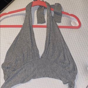 Over the neck crop top